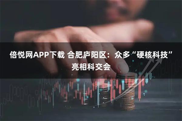 倍悦网APP下载 合肥庐阳区：众多“硬核科技”亮相科交会